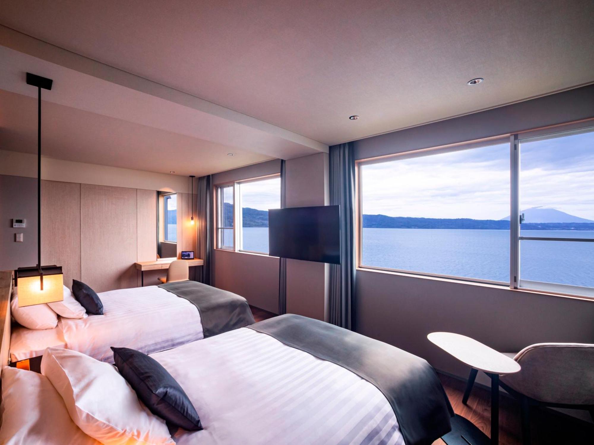 The Lake View Toya Nonokaze Resort Toyako Exterior photo