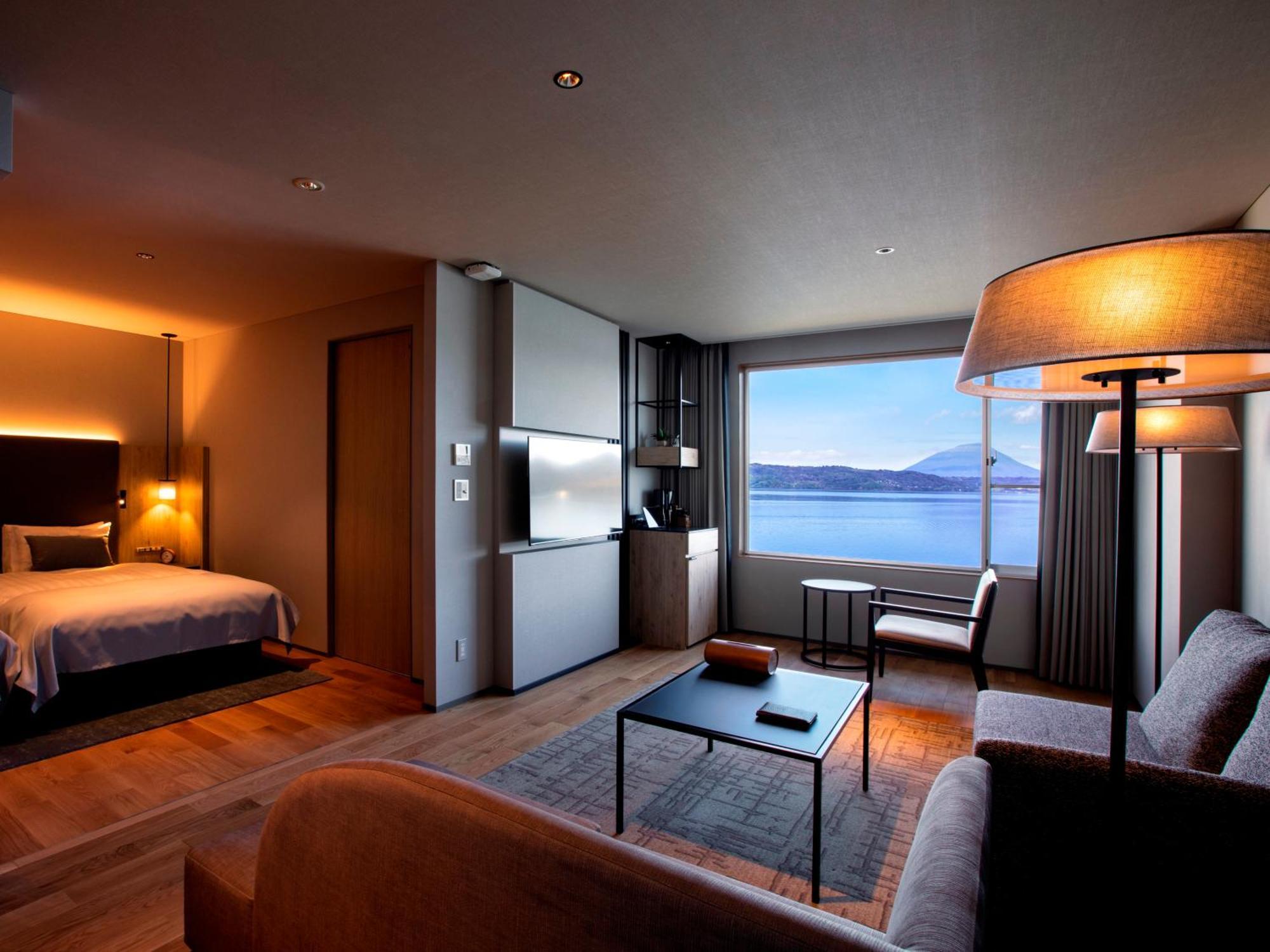 The Lake View Toya Nonokaze Resort Toyako Exterior photo